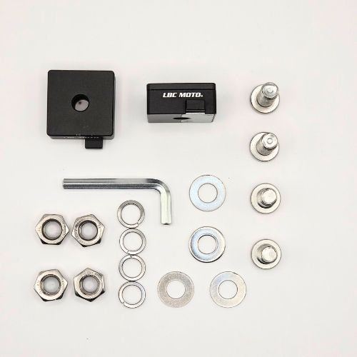 LBC Moto Flex Series Auxiliary Light Mount M8 M10 CNC 6061 Aluminium Motorcycle Fog Light Bracket