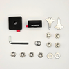 LBC Moto Flex PRO Series Auxiliary Light Mount with Anti-Theft Key M6 M8 CNC Aluminium Motorcycle Fog Light Bracket