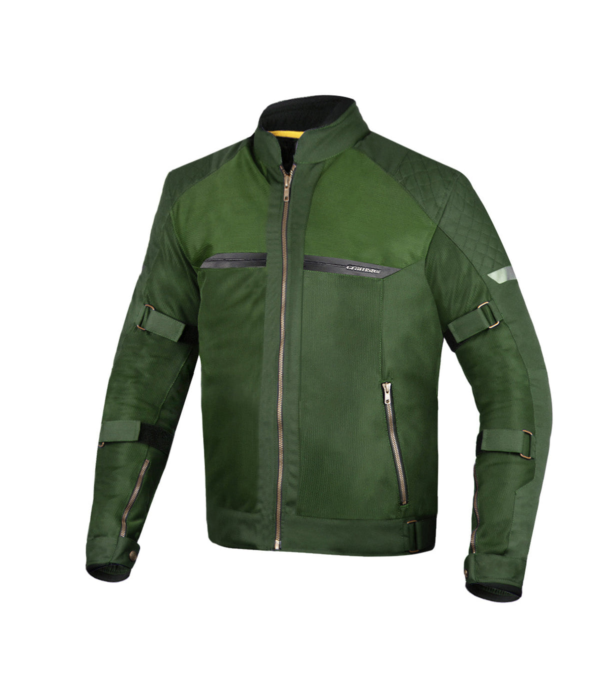 CRAMSTER Flux motorcycle jacket olive green