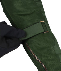 CRAMSTER Flux motorcycle jacket olive green