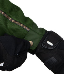 CRAMSTER Flux motorcycle jacket olive green