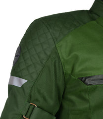 CRAMSTER Flux motorcycle jacket olive green