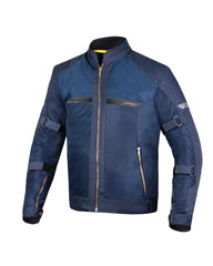 CRAMSTER Flux motorcycle jacket navy blue