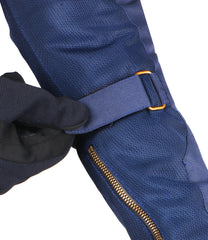 CRAMSTER Flux motorcycle jacket navy blue