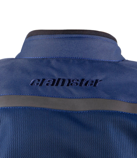CRAMSTER Flux motorcycle jacket navy blue