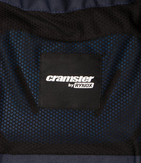 CRAMSTER Flux motorcycle jacket navy blue