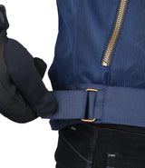 CRAMSTER Flux motorcycle jacket navy blue
