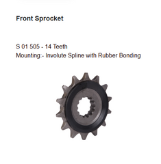 Brass plated chain sprocket kit for Ninja 250R HPXRC 236