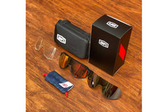 100% Aerocraft performance sunglass - Sport and Cycling Eyewear include Extra 2 Lens (Shades Red) - 1 YEAR WARRANTY