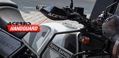 Acerbis Metal HandGuard Small Black Universal Motorcycle Hand Protector with Aluminium Brace