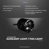 ZANA Fog Light ZFL-50 Universal LED Fog Lights with Bluetooth Controller, Dual Colour Beam and CNC Aluminium Body | Legendary Custom