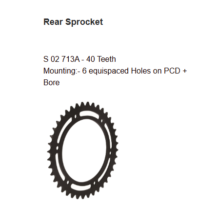 Brass Chain and Sprocket Kit NXRC 321 for BMW G310R G310GS 16T 40T 112 Links