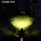 Moto Vanguard Future Eyes X100 180W LED Auxiliary Lights with Spot Flood Beam