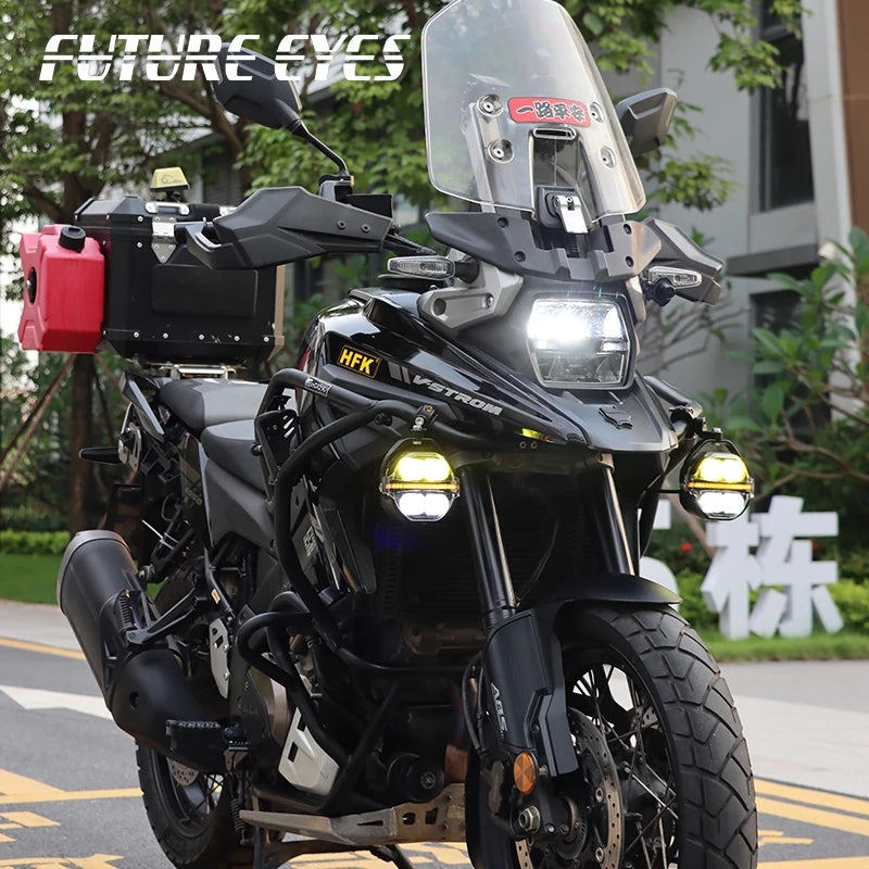 Moto Vanguard Future Eyes X100 180W LED Auxiliary Lights with Spot Flood Beam