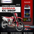 CRANK1 CFB181 front brake pads installed on GASGAS EC 350F