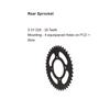 Rolon Brass Chain and Sprocket Kit for Suzuki Gixxer 250 and Gixxer SF 250 HPORC 388