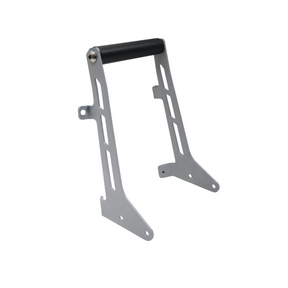 MotoCare GPS mount installed on Hero XPulse 210 handlebar holding smartphone for navigation