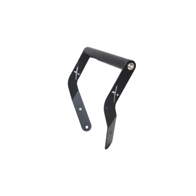 MotoCare GPS mount installed on Hero Xpulse motorcycle handlebars holding navigation device securely during touring ride