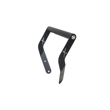 MotoCare GPS mount installed on Hero Xpulse motorcycle handlebars holding navigation device securely during touring ride