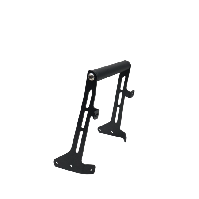 MotoCare GPS mount installed on Hero XPulse 210 holding smartphone for navigation
