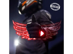 Night Wing Smart Motorcycle Gloves - Black