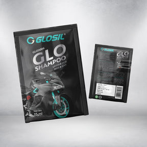 Glosil pH-neutral car and bike wash shampoo sachets pack of 10, 15ml each