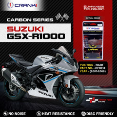 CRANK1 CFB914 carbon rear brake pads for Suzuki GSX-R1000