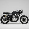 Barrel Atom black performance exhaust for Royal Enfield Interceptor 650 and Continental GT 650