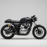 Barrel Atom black performance exhaust for Royal Enfield Interceptor 650 and Continental GT 650