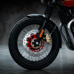 66BHP Red Floating Brake Disc for Royal Enfield Interceptor 650 and Continental GT 650