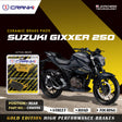 CRANK1 Ceramic Rear Brake Pads for Suzuki Gixxer 250 CRM359