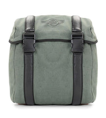 Guardian Gears Buddy 20L olive green canvas motorcycle saddle bag