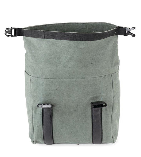 Guardian Gears Buddy 20L olive green canvas motorcycle saddle bag