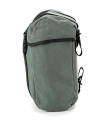 Guardian Gears Buddy 20L olive green canvas motorcycle saddle bag
