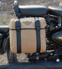 Guardian Gears Buddy 20L khaki canvas motorcycle saddle bag