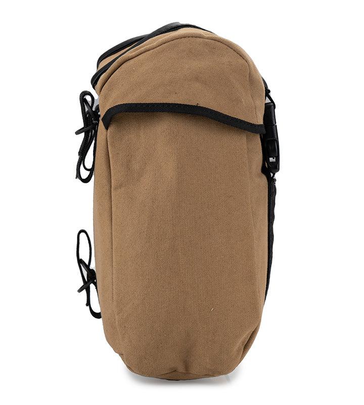 Guardian Gears Buddy 20L khaki canvas motorcycle saddle bag