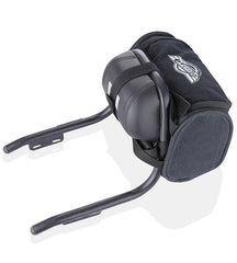 Guardian Gears Cliff motorcycle backrest bag mounted on a motorcycle grab rail made from durable water-resistant canvas fabric