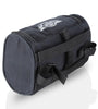 Guardian Gears Cliff motorcycle backrest bag mounted on a motorcycle grab rail made from durable water-resistant canvas fabric