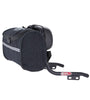 Guardian Gears Cliff motorcycle backrest bag mounted on a motorcycle grab rail made from durable water-resistant canvas fabric