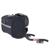 Guardian Gears Cliff motorcycle backrest bag mounted on a motorcycle grab rail made from durable water-resistant canvas fabric