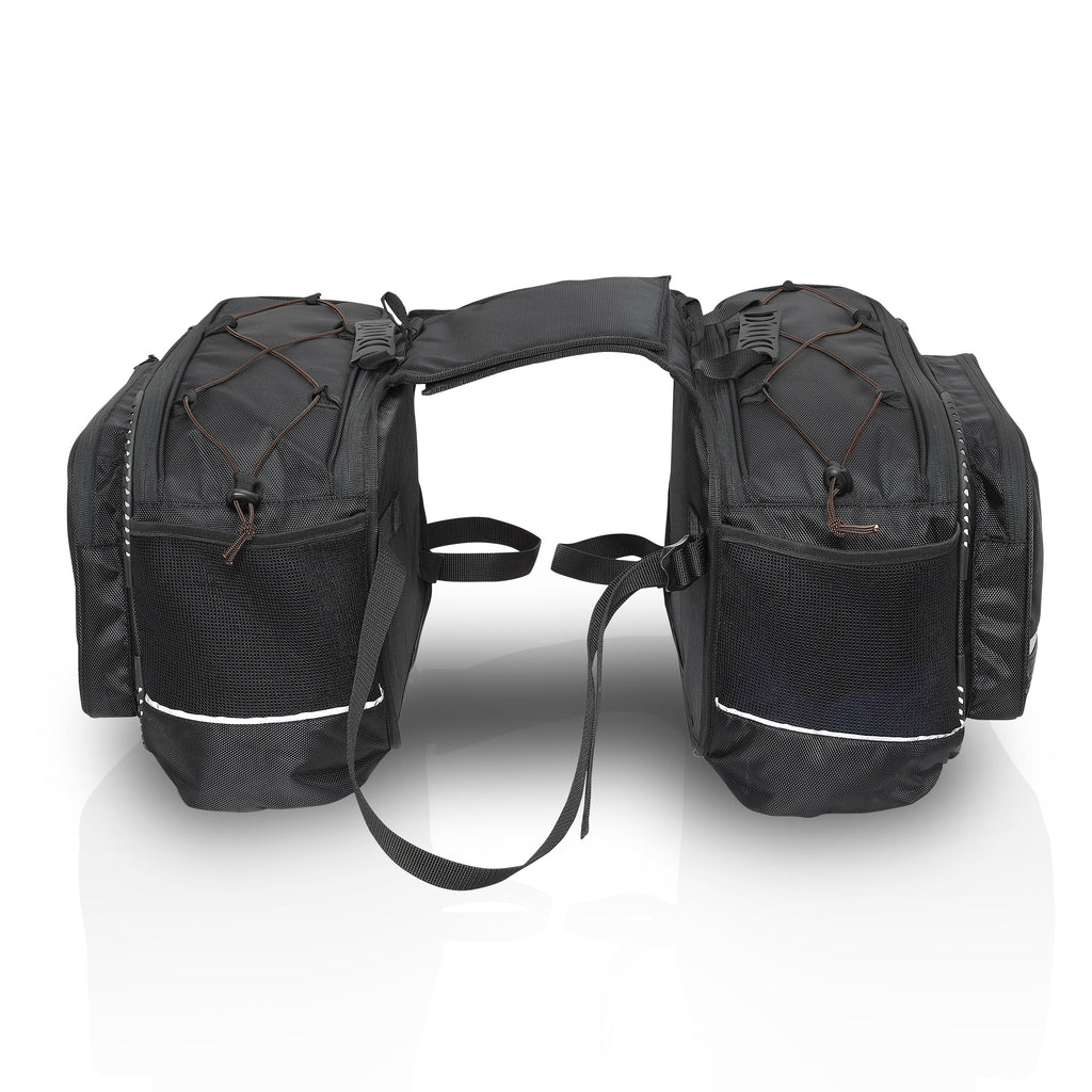 Guardian Gears Mustang 50L motorcycle saddlebags black