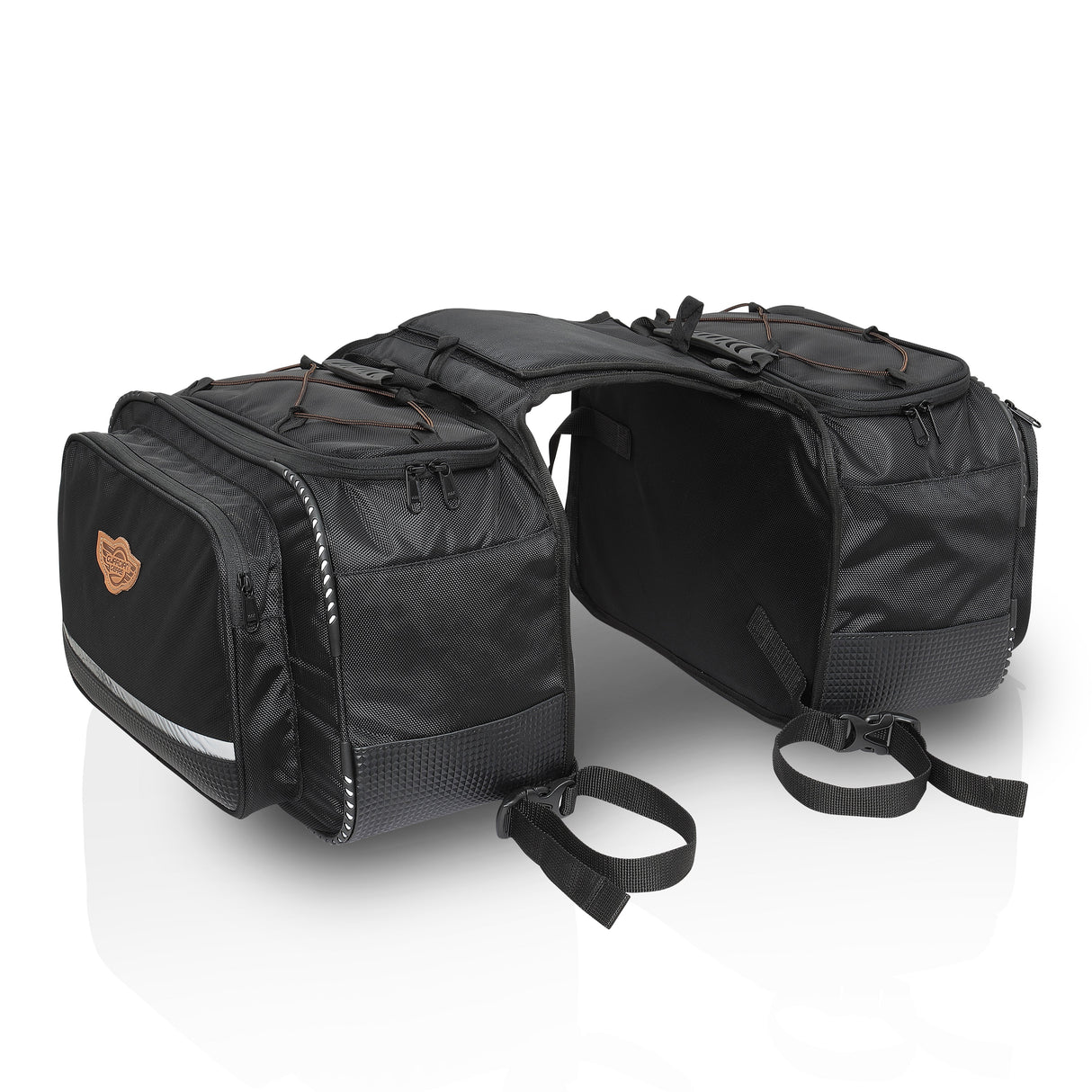 Guardian Gears Mustang 50L motorcycle saddlebags black