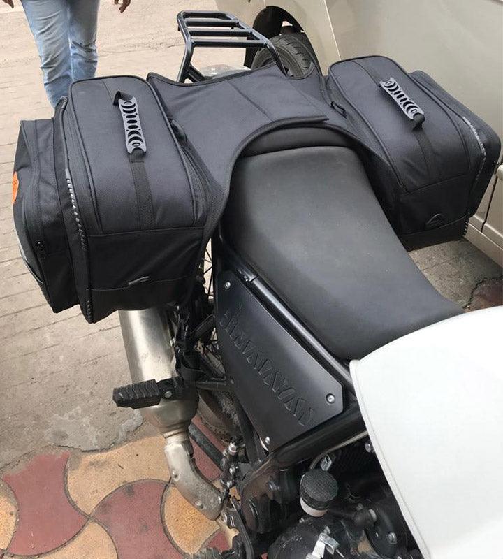 Guardian Gears Mustang 50L motorcycle saddlebags black