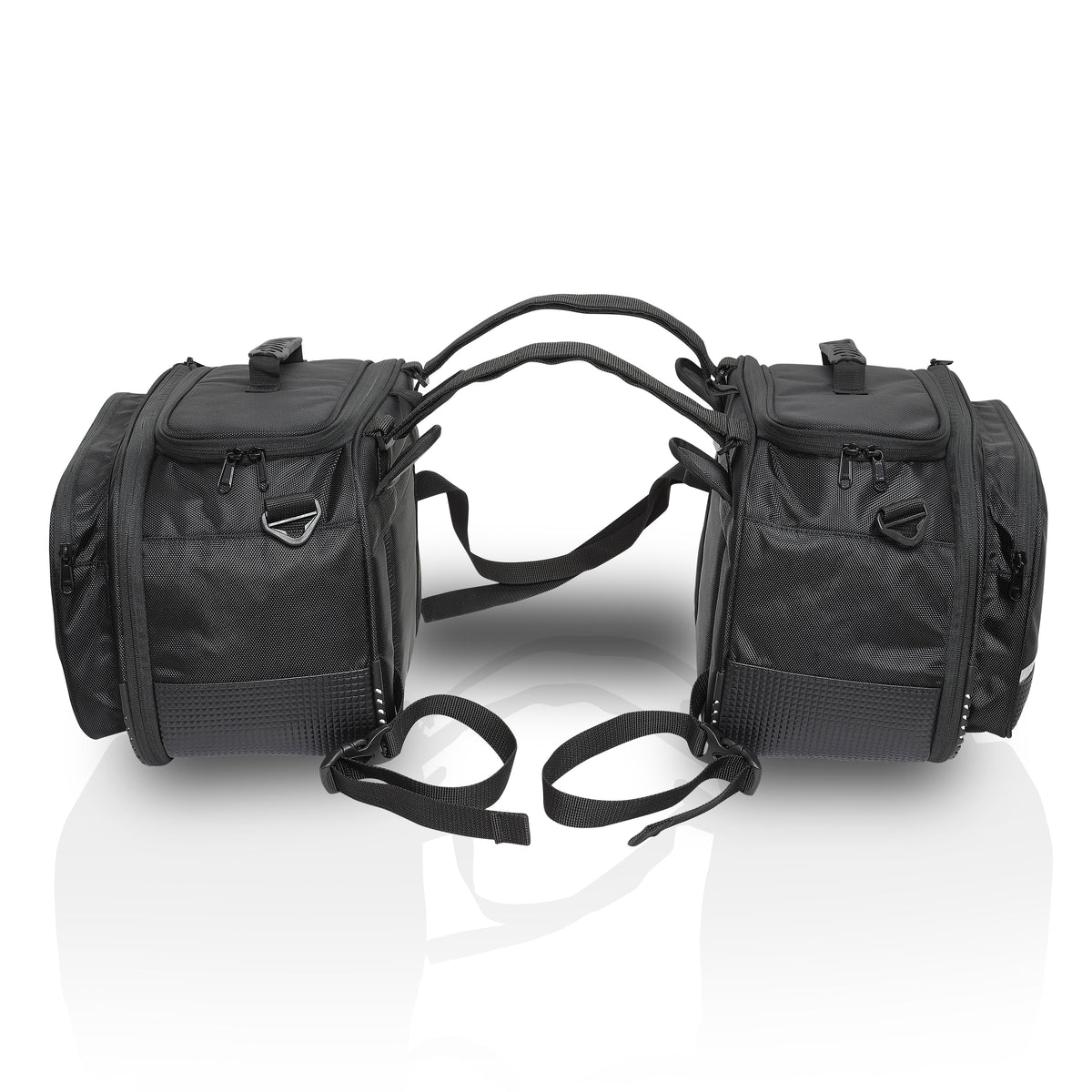 Guardian Gears Stallion 50L expandable waterproof motorcycle saddlebags