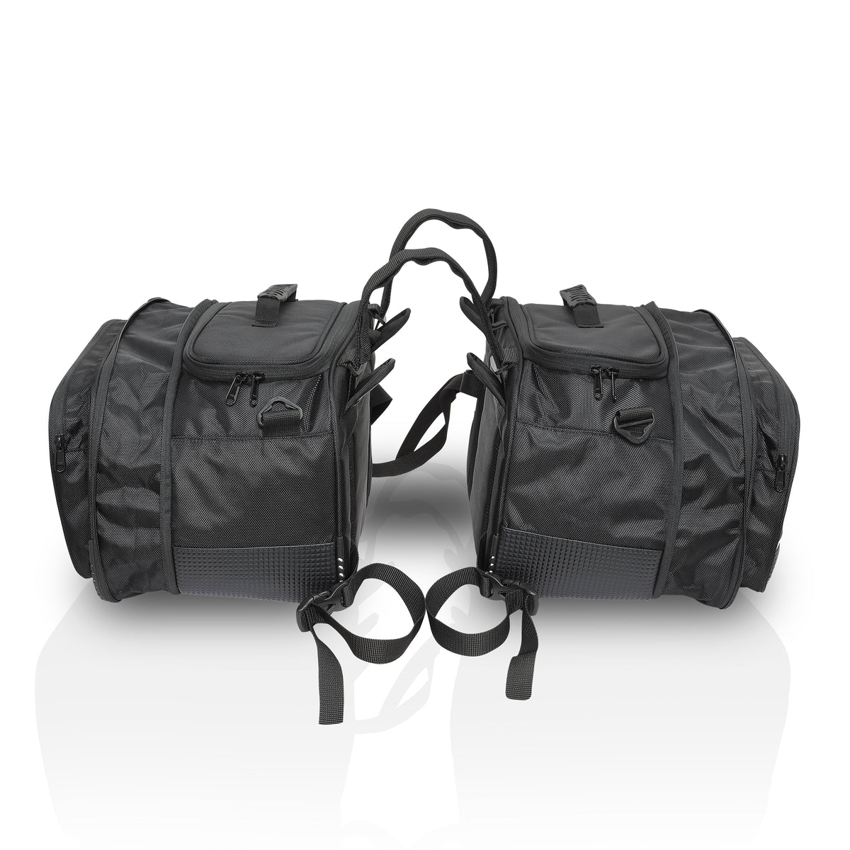 Guardian Gears Stallion 50L expandable waterproof motorcycle saddlebags