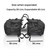 Guardian Gears Stallion 50L expandable waterproof motorcycle saddlebags