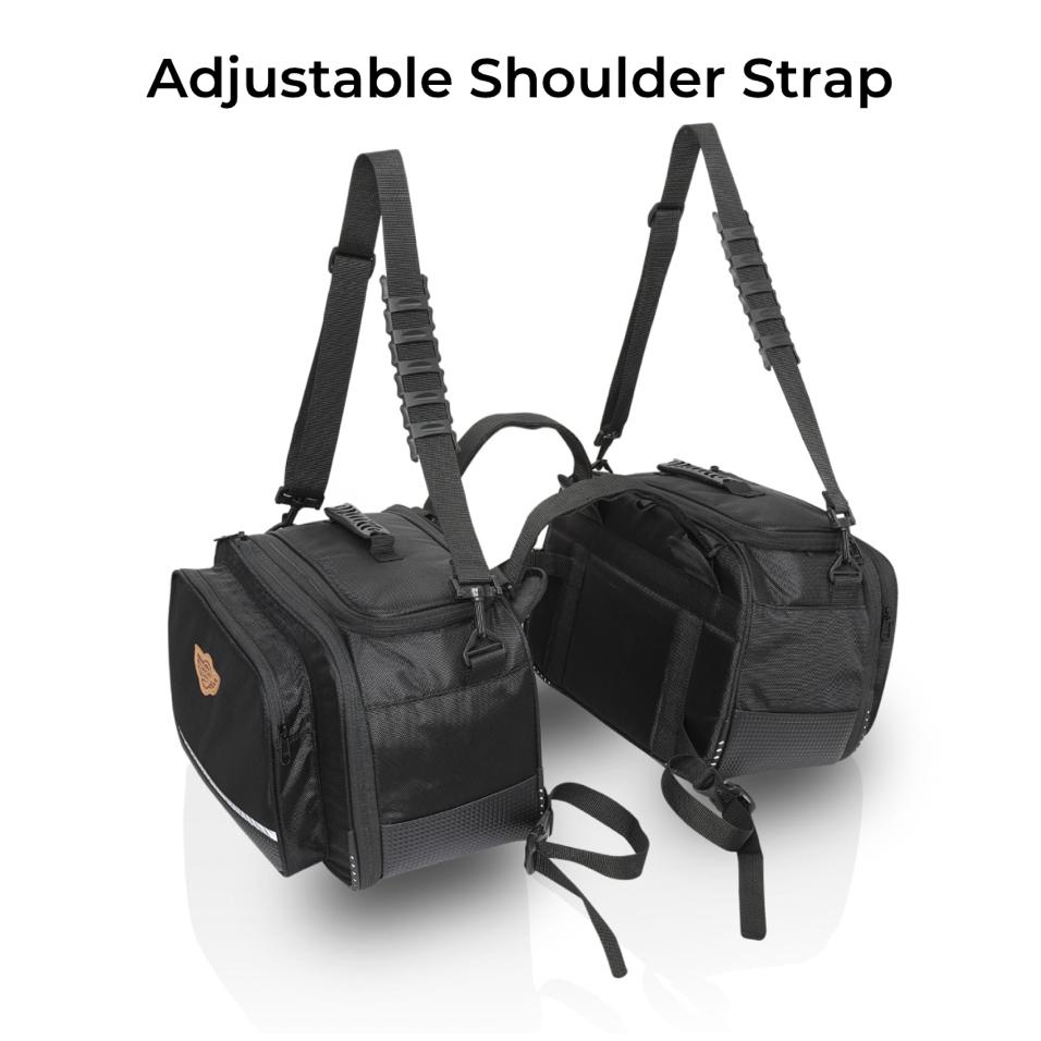 Guardian Gears Stallion 50L expandable waterproof motorcycle saddlebags
