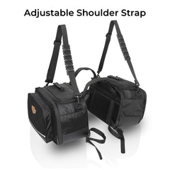 Guardian Gears Stallion 50L expandable waterproof motorcycle saddlebags