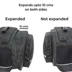 Guardian Gears Stallion 50L expandable waterproof motorcycle saddlebags