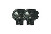 LIU HJG Mini Driving Fog Light for All Motorcycle with wiring harness | Scooter | Jeep (20w*2) heavy
